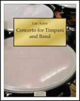 Concerto for Timpani and Band (2008) Concert Band sheet music cover